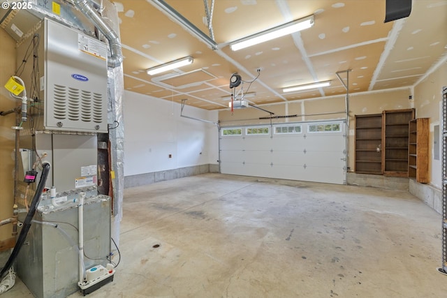 19338 Inishbride Ct, Oregon City, OR 97045 - garage with a garage door opener and heating unit