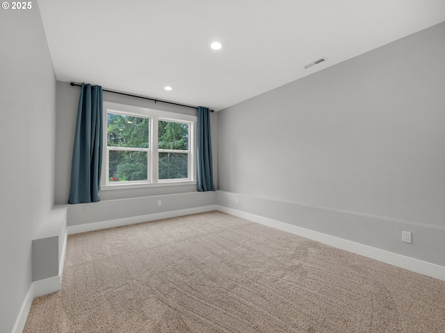 37330 Labiske Ln, Astoria, OR 97103 - spare room featuring recessed lighting, carpet flooring, and baseboards
