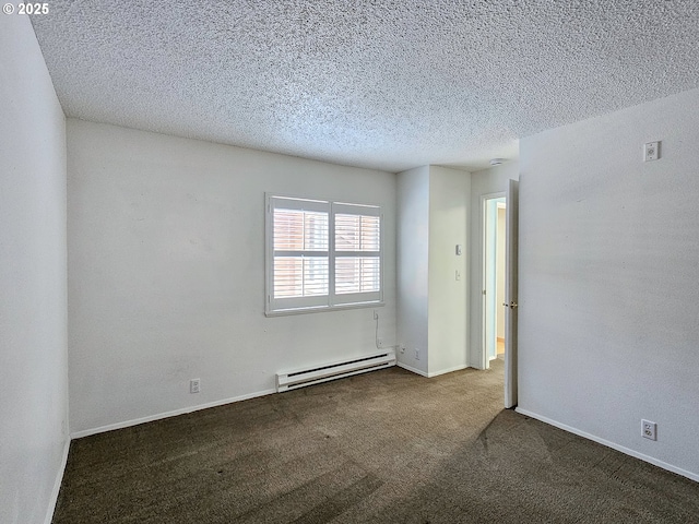 213 Oswego, Lake Oswego, OR 97035 - carpeted empty room with a baseboard radiator and a textured ceiling