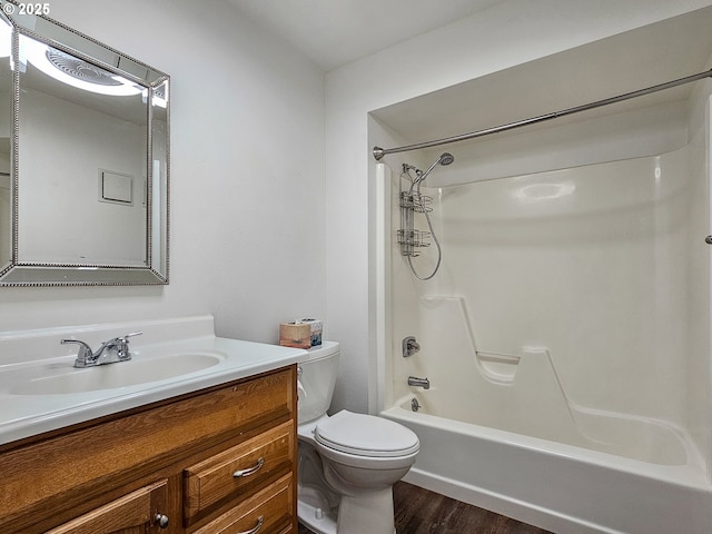 213 Oswego, Lake Oswego, OR 97035 - bathroom with vanity,  shower combination, and wood finished floors