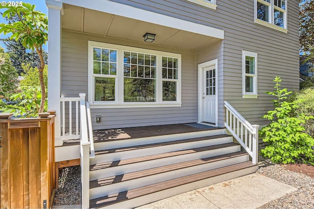 view of entrance to property