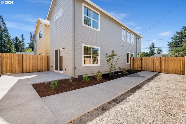 exterior space with a patio