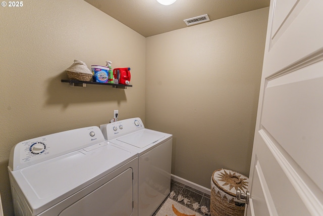 9511 NE 73rd St, Vancouver, WA 98662 - washroom with washing machine and dryer and tile patterned flooring