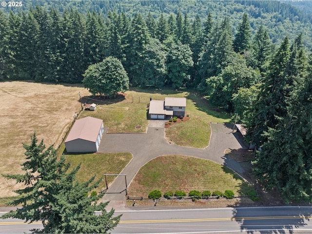 28410 S Beavercreek Rd, Mulino, OR 97042 - view from above of property with a forest