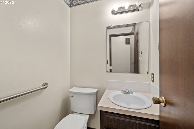 28410 S Beavercreek Rd, Mulino, OR 97042 - half bathroom with toilet and vanity