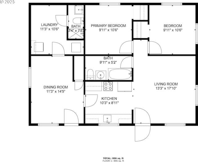 173 N Seneca Rd, Eugene, OR 97402 - view of floor plan / room layout