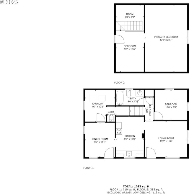 173 N Seneca Rd, Eugene, OR 97402 - view of property floor plan