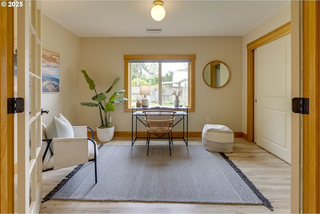 5818 SW Boundary St, Portland, OR 97221 - living area with wood finished floors and baseboards