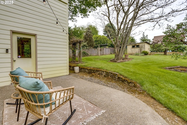 5818 SW Boundary St, Portland, OR 97221 - view of patio featuring an outdoor structure