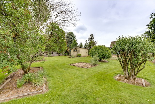 5818 SW Boundary St, Portland, OR 97221 - view of grassy yard with an outdoor structure