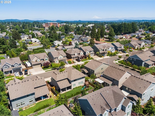 12209 Mimosa Way, Oregon City, OR 97045 - aerial view of residential area with a mountainous background