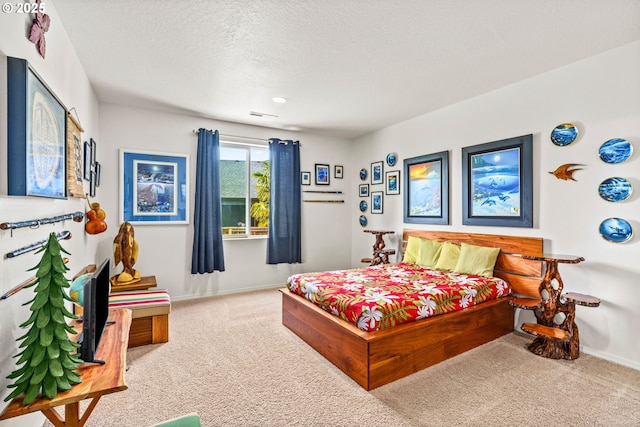 5739 Donohoe Ave, Eugene, OR 97402 - bedroom featuring carpet and a textured ceiling