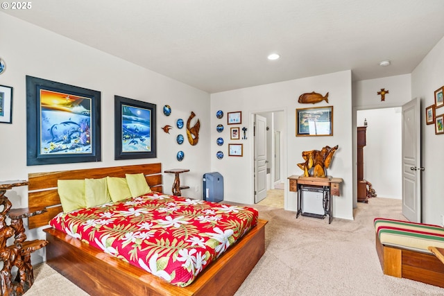 5739 Donohoe Ave, Eugene, OR 97402 - bedroom featuring light colored carpet and recessed lighting