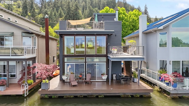 14569 NW Larson Rd Unit 13, Portland, OR 97231 - rear view of property featuring a water view