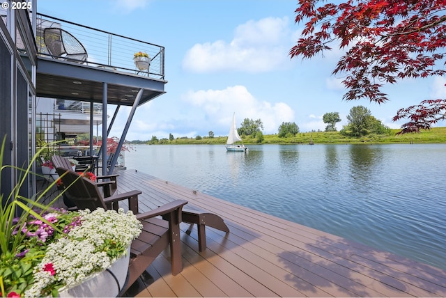14569 NW Larson Rd Unit 13, Portland, OR 97231 - dock area featuring a water view