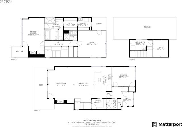 14569 NW Larson Rd Unit 13, Portland, OR 97231 - view of floor plan / room layout