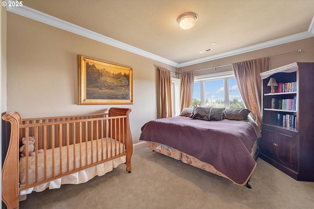 2650 Lorinda Ln, West Linn, OR 97068 - carpeted bedroom featuring ornamental molding