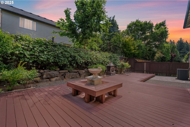 3504 NE Garfield St, Camas, WA 98607 - wooden terrace with a fenced backyard