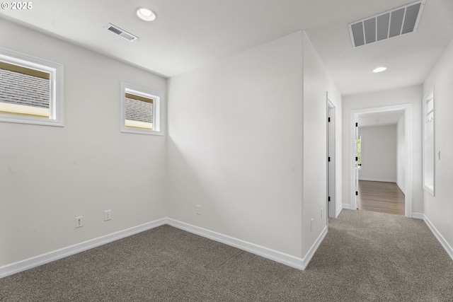 3504 NE Garfield St, Camas, WA 98607 - corridor with carpet flooring and recessed lighting