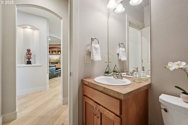 915 NE 36th Ave, Camas, WA 98607 - half bathroom featuring wood finished floors and vanity