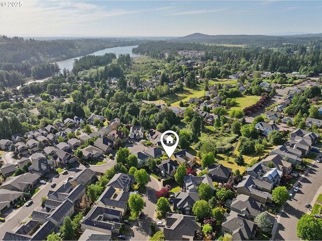 915 NE 36th Ave, Camas, WA 98607 - aerial view of property's location featuring a nearby body of water and nearby suburban area