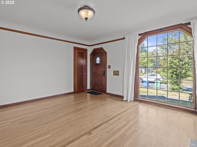 3310 NE 70th Ave, Portland, OR 97213 - entrance foyer featuring baseboards and light wood finished floors