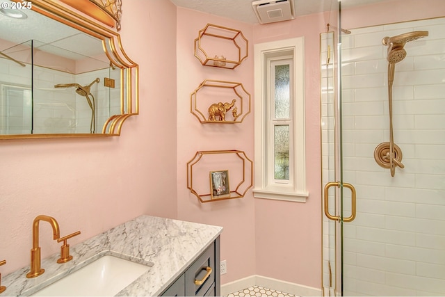 535 SW Cardinal St, Depoe Bay, OR 97341 - full bath featuring vanity and a shower stall