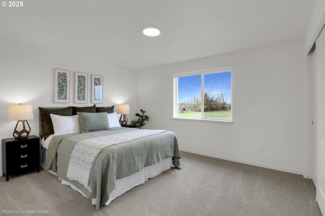 1033 Sommerville Loop, Harrisburg, OR 97446 - bedroom featuring light carpet and baseboards
