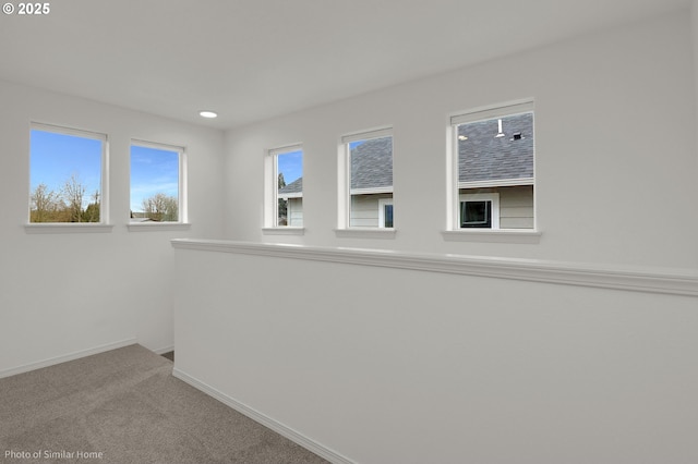 1033 Sommerville Loop, Harrisburg, OR 97446 - unfurnished room with baseboards, carpet flooring, and recessed lighting