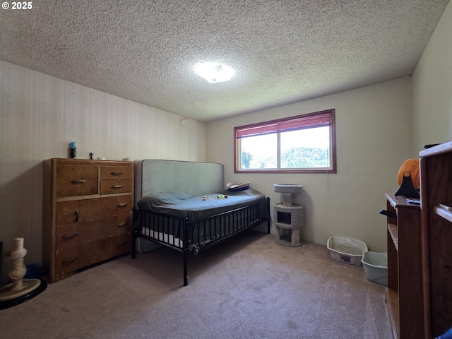 4545 Ridenour St, Roseburg, OR 97470 - bedroom with carpet, wallpapered walls, and a textured ceiling