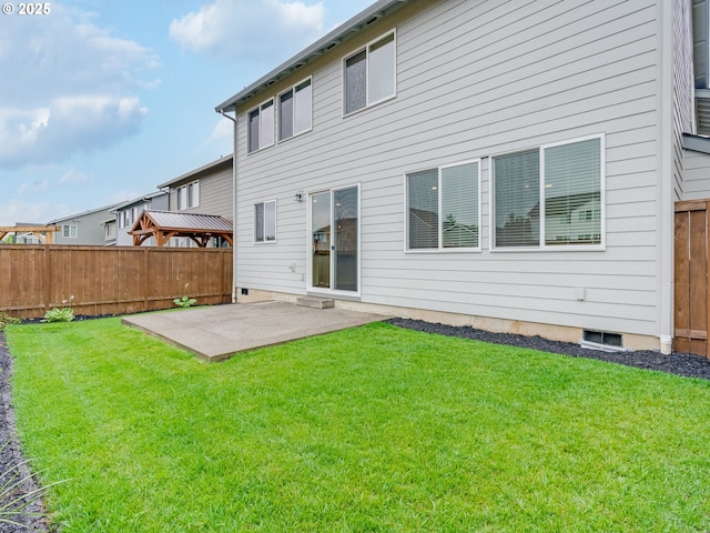 6820 N 89th Loop, Camas, WA 98607 - rear view of house featuring a gazebo and a patio