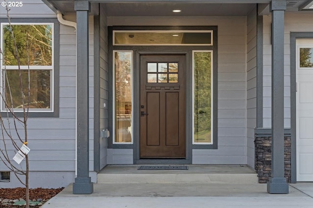 view of property entrance