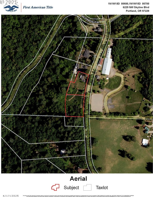 6229 NW Skyline Blvd, Portland, OR 97229 - map