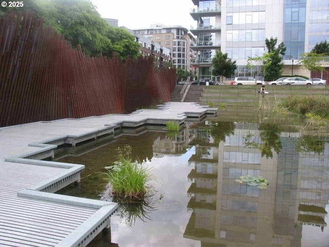 view of dock