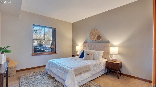 bedroom featuring carpet floors