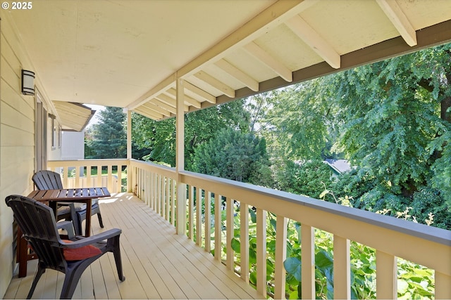 2320 SW Canby Ct, Portland, OR 97219 - view of wooden terrace