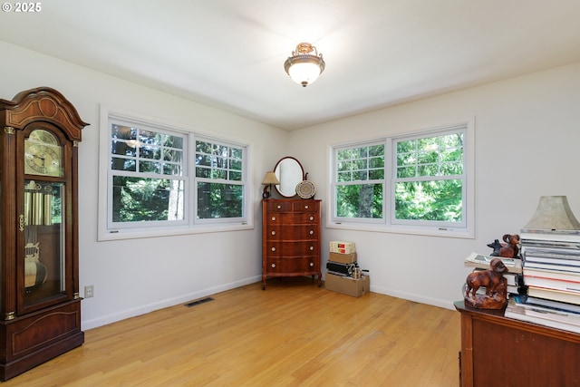 17243 Fernwood Dr, Lake Oswego, OR 97034 - office space with plenty of natural light, light wood-style flooring, and baseboards