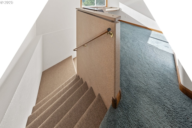 1521 Ranch Rd, Reedsport, OR 97467 - stairs featuring carpet