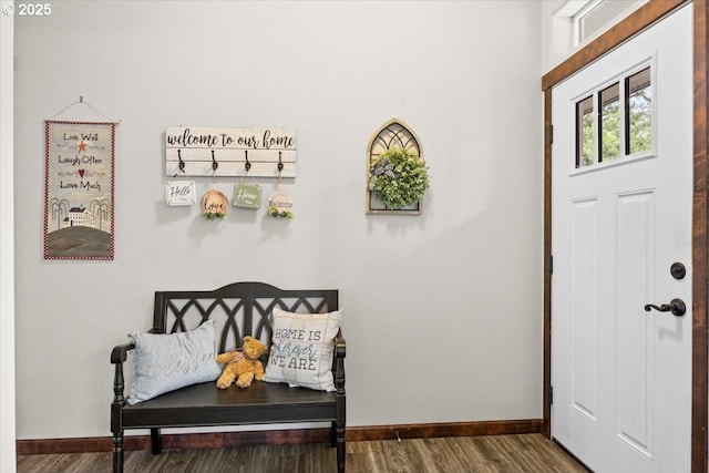 445 Hatfield Dr, Roseburg, OR 97470 - entrance foyer featuring wood finished floors and baseboards