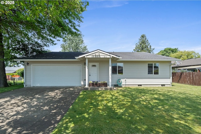 3606 Walnut Ln, Tillamook, OR 97141 - single story home with driveway, a garage, and crawl space