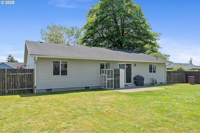 3606 Walnut Ln, Tillamook, OR 97141 - rear view of property featuring a patio and roof with shingles