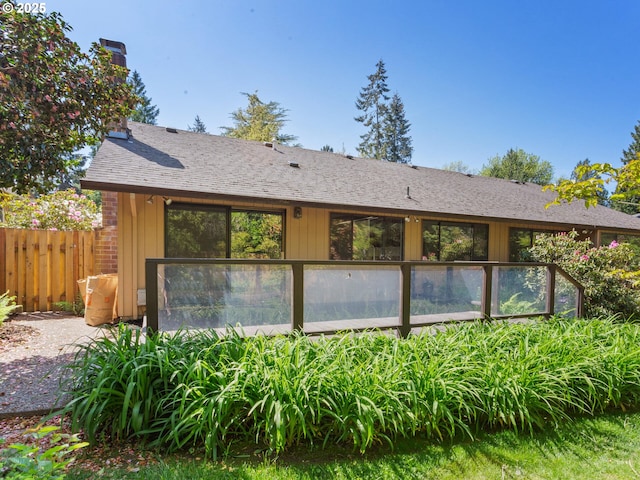 exterior space with fence