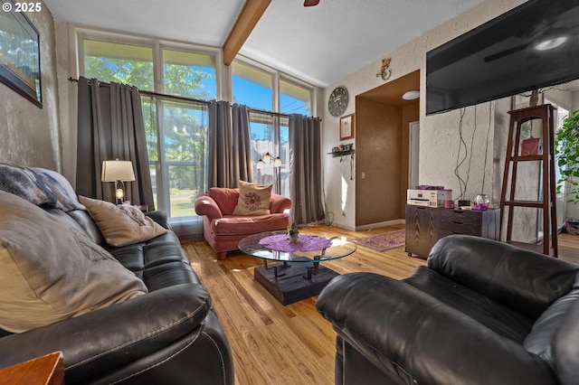 52396 SW 2nd St, Scappoose, OR 97056 - living area featuring wood finished floors