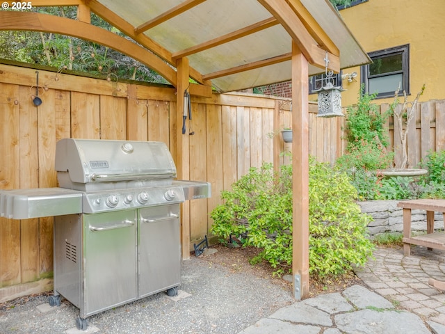 4415 SE Stark St, Portland, OR 97215 - view of patio / terrace with grilling area