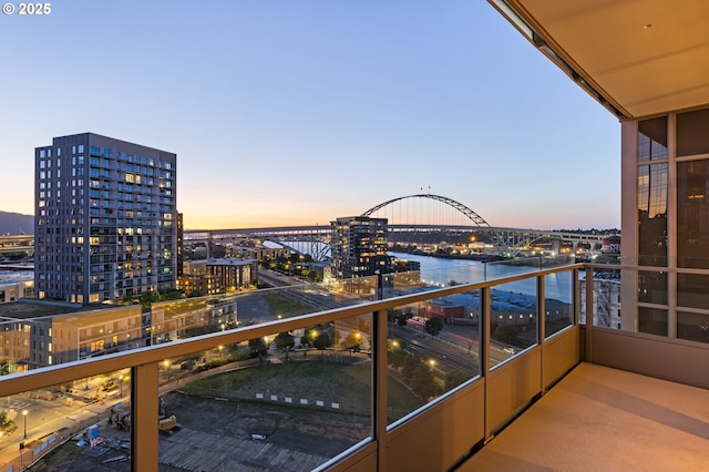 949 NW Overton St Unit 1304, Portland, OR 97209 - balcony with a city view and a water view