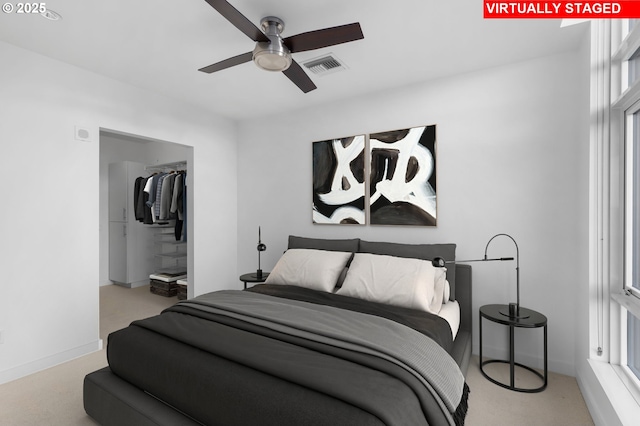 949 NW Overton St Unit 1304, Portland, OR 97209 - bedroom with a ceiling fan