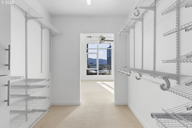 949 NW Overton St Unit 1304, Portland, OR 97209 - spacious closet featuring carpet and a ceiling fan