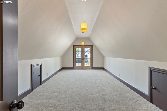 632 W T St, Washougal, WA 98671 - additional living space with carpet, vaulted ceiling, and baseboards