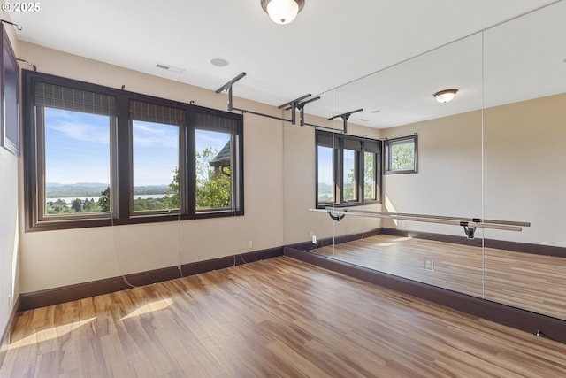 632 W T St, Washougal, WA 98671 - spare room with wood finished floors and baseboards