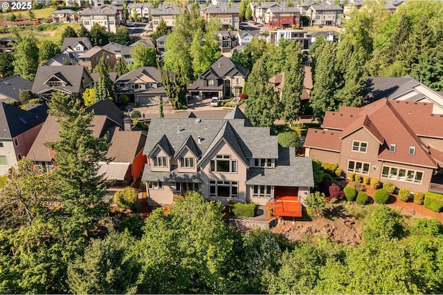 632 W T St, Washougal, WA 98671 - aerial perspective of suburban area